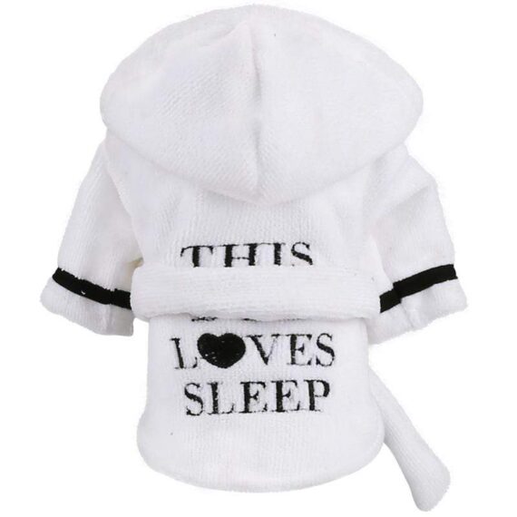 Luxury Frenchie Sleepy Time Bathrobe