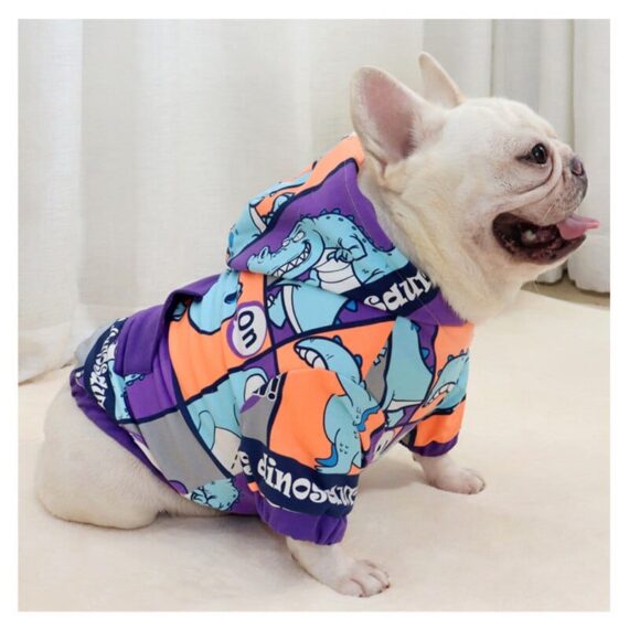 Mad Dino French Bulldog Hoodie
