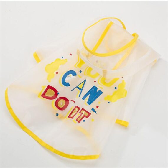 You Can Do It Clear Raincoat Jacket