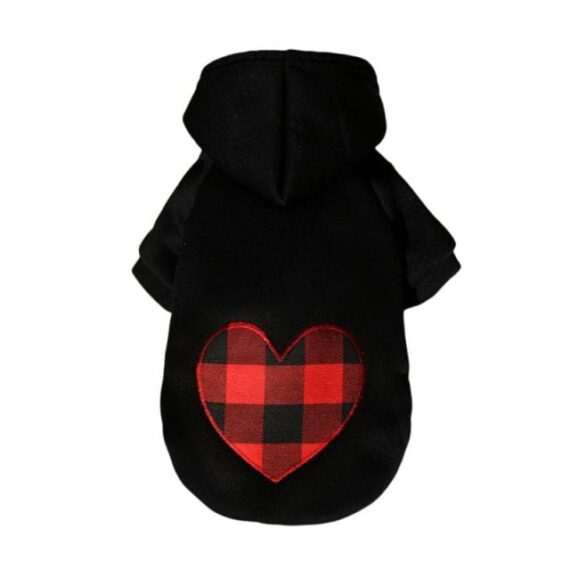 Plaid Paw French Bulldog Hoodie