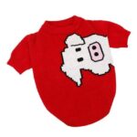 Popping Red Pig French Bulldog Sweater