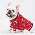 Santa Bear French Bulldog Cardigan