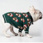 Santa Bear French Bulldog Cardigan