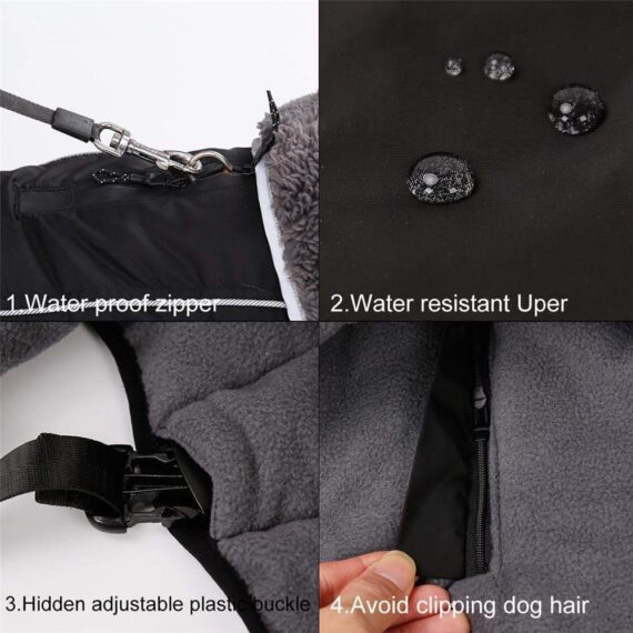 Waterproof Winter Parka for French Bulldogs