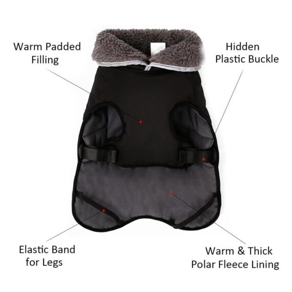 Waterproof Winter Parka for French Bulldogs