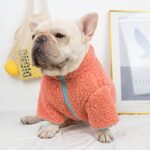 Zip Fuzzy Frenchie Jacket