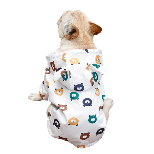 Cartoon French Bulldog Raincoat