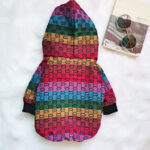 Casual Colorful French Bulldog Hoodie Jacket