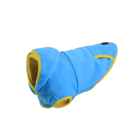 French Bulldog Winter Fleece Hooded Coat