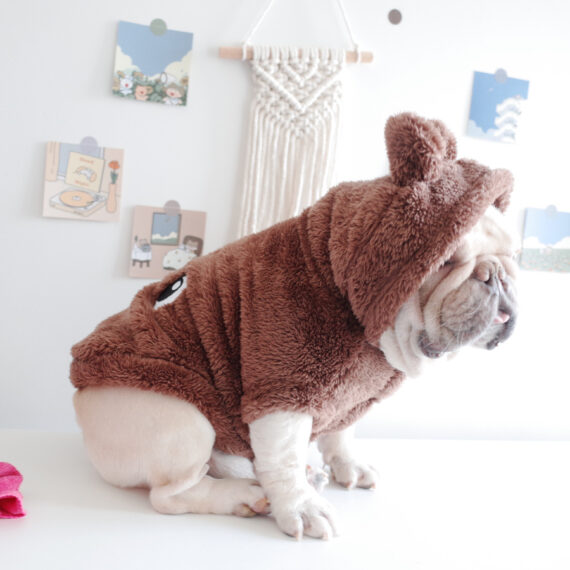 Fuzzy Winter French Bulldog Coat