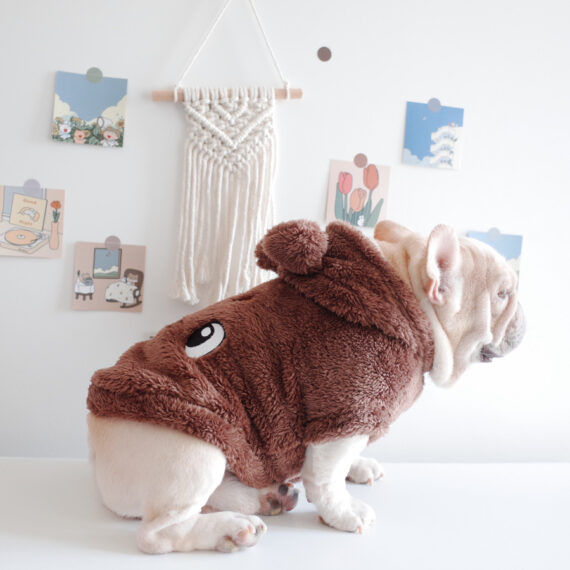 Fuzzy Winter French Bulldog Coat