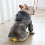 Plaid French Bulldog Raincoat