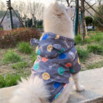 Smiley and Bears French Bulldog Raincoat Windbreaker
