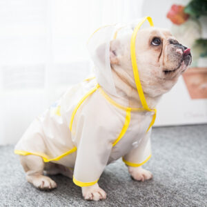 You Can Do It Clear Raincoat Jacket from BATPIG Pet Supply