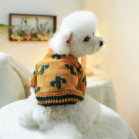 Cactus French Bulldog Sweater