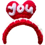Valentine's Day Knitted Handmade Love Pet Hat