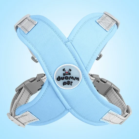 X Shape Vest-style Vibrant Plain Harness - Leash Included