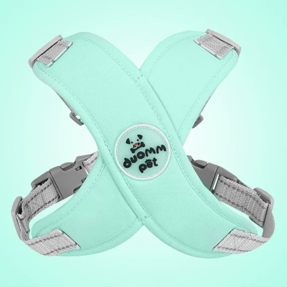 X Shape Vest-style Vibrant Plain Harness - Leash Included