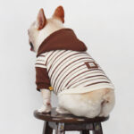 Choco Stripe Frenchie Hoodie