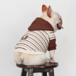 Choco Stripe Frenchie Hoodie