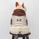Choco Stripe Frenchie Hoodie