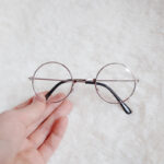 Pawfessor Round Glasses for Frenchies & Pals