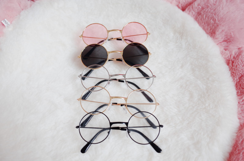 Pawfessor Round Glasses for Frenchies & Pals