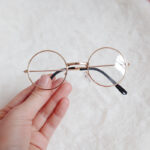 Pawfessor Round Glasses for Frenchies & Pals