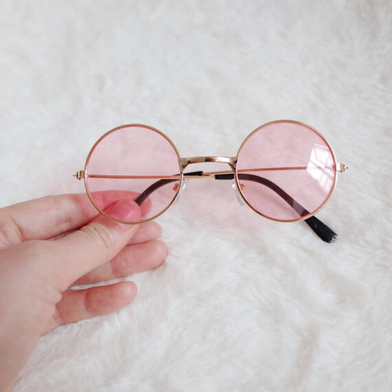 Pawfessor Round Glasses for Frenchies & Pals