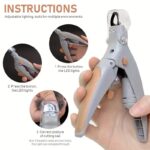 PetCare LED Nail Clipper for Precision Trimming