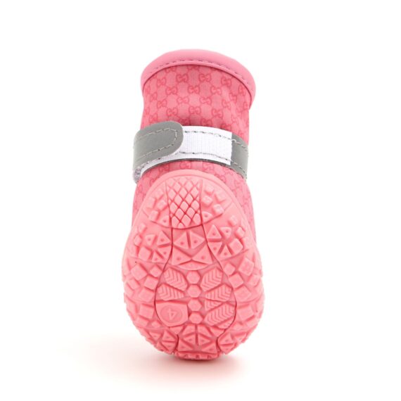 Pink Pawfect Adventure Boots for French Bulldogs