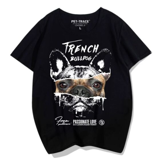 Artistic Frenchie Portrait Tee