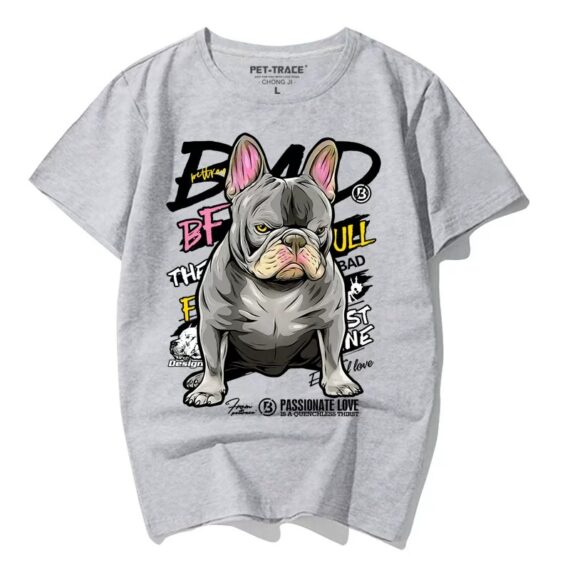 BAD Frenchie Vibes T-Shirt – Bold Style for French Bulldog Fans