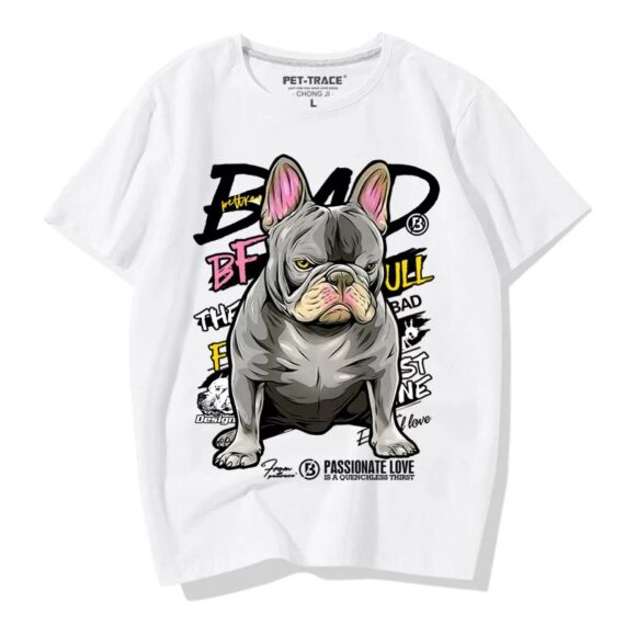 BAD Frenchie Vibes T-Shirt – Bold Style for French Bulldog Fans