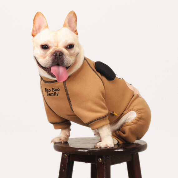 Cozy Pup Face French Bulldog Onesie