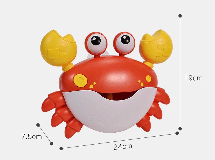 Crab-tastic Bubble Buddy for Dog Bath Time