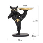 French Bulldog Kung Fu Organizer Tray
