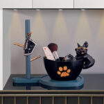 French Bulldog Paw Print Organizer Stand
