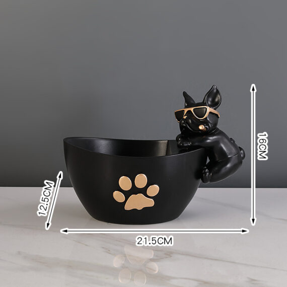 French Bulldog Paw Print Organizer Stand