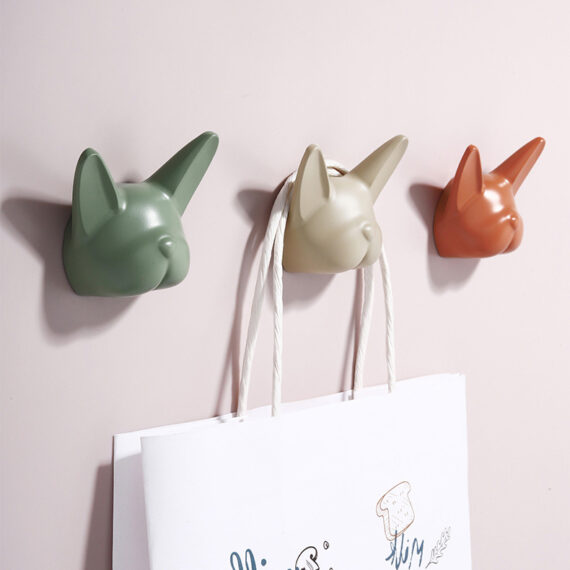 Frenchie Charm Wall Hooks