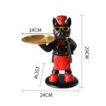 Frenchie Gourmet Butler – French Bulldog Chef Display Tray