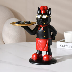 Frenchie Gourmet Butler – French Bulldog Chef Display Tray by BATPIG Pet Supply-5
