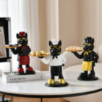 Frenchie Gourmet Butler – French Bulldog Chef Display Tray