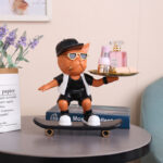 Frenchie Skateboard Butler Tray Holder