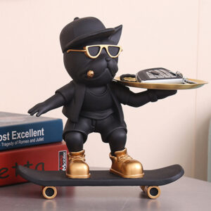 Frenchie Skateboard Butler Tray Holder