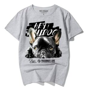 Hey Bulldog Graphic T-Shirt – A Gift for Frenchie Lovers
