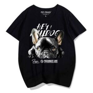 Hey Bulldog Graphic T-Shirt – A Gift for Frenchie Lovers by BATPIG-3