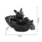 Macho Frenchie Decorative Storage Bowl