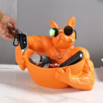 Macho Frenchie Decorative Storage Bowl