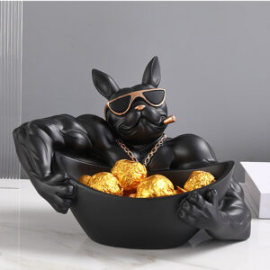 Macho Frenchie Decorative Storage Bowl